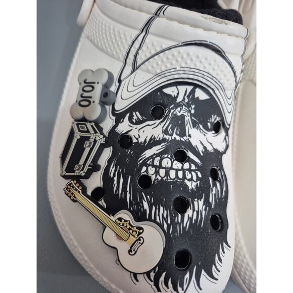 Crocs Classic Lined Clog Luke Combs Skully Limited Edition Collaboration M5/W7